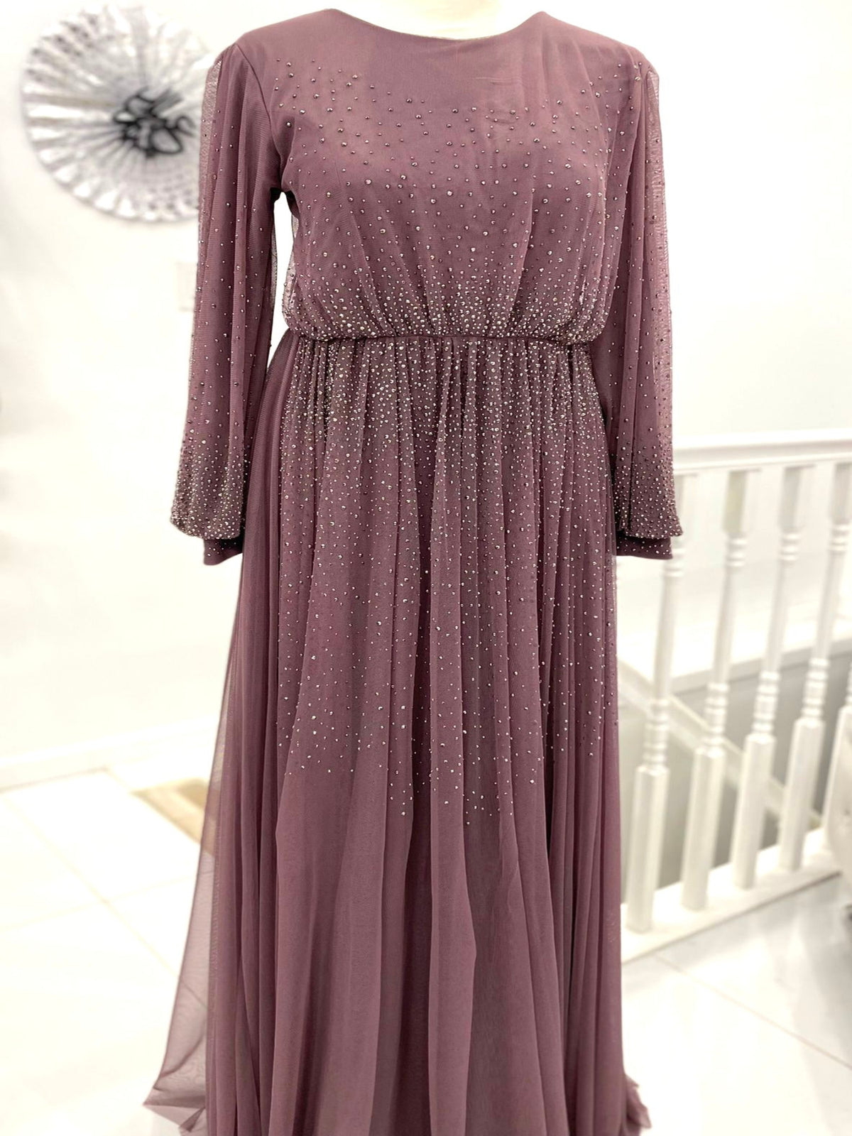 Zeenat Shimmery Purple