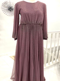 Zeenat Shimmery Purple