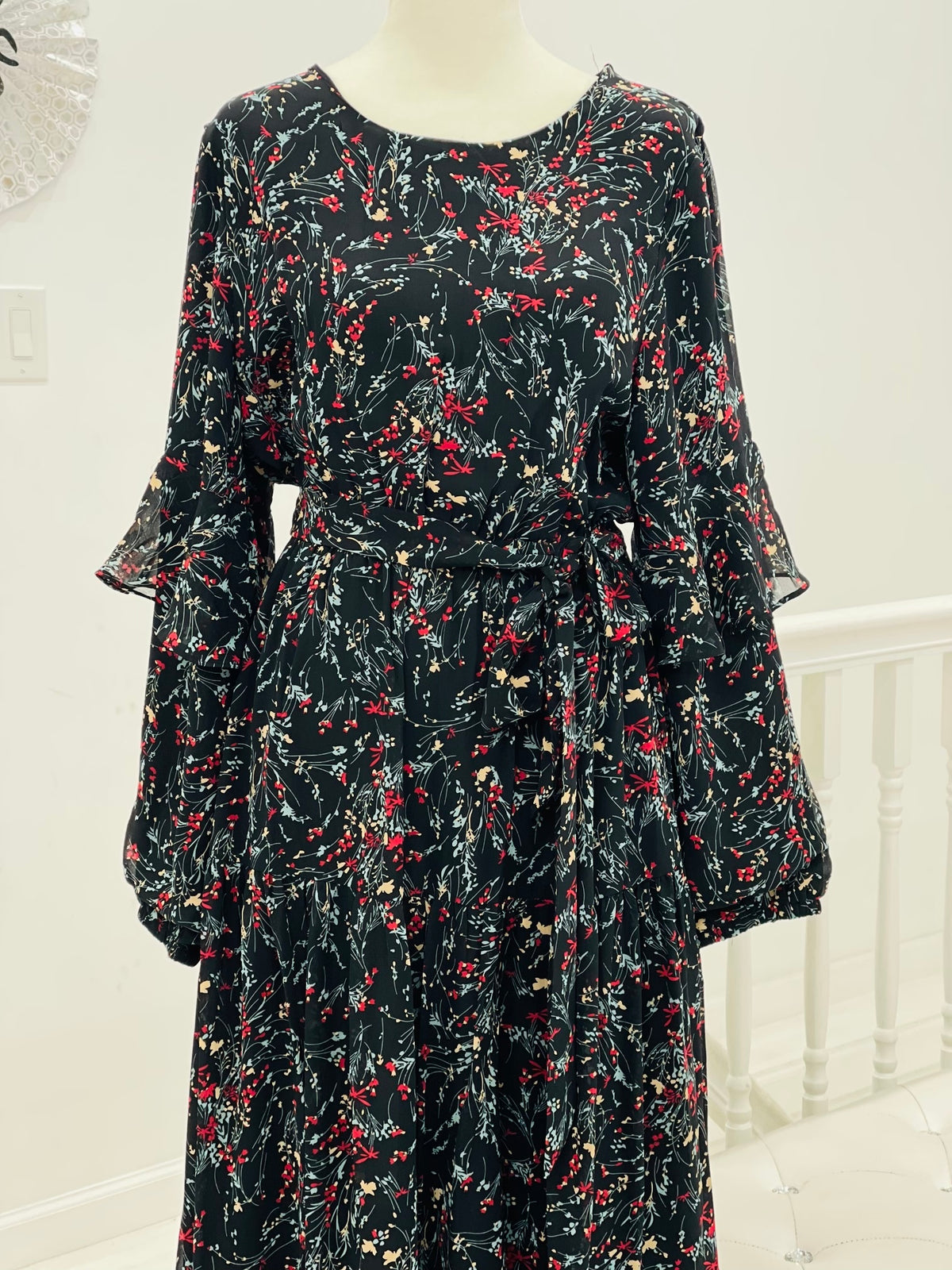 Zaynab Rfl Sleeve Dress