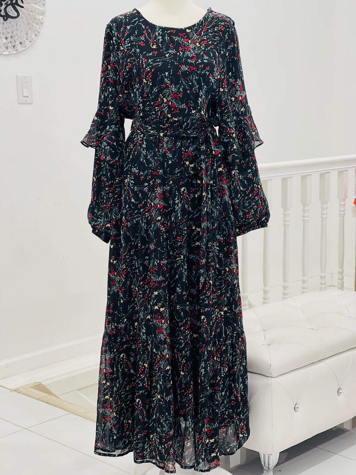 Zaynab Rfl Sleeve Dress