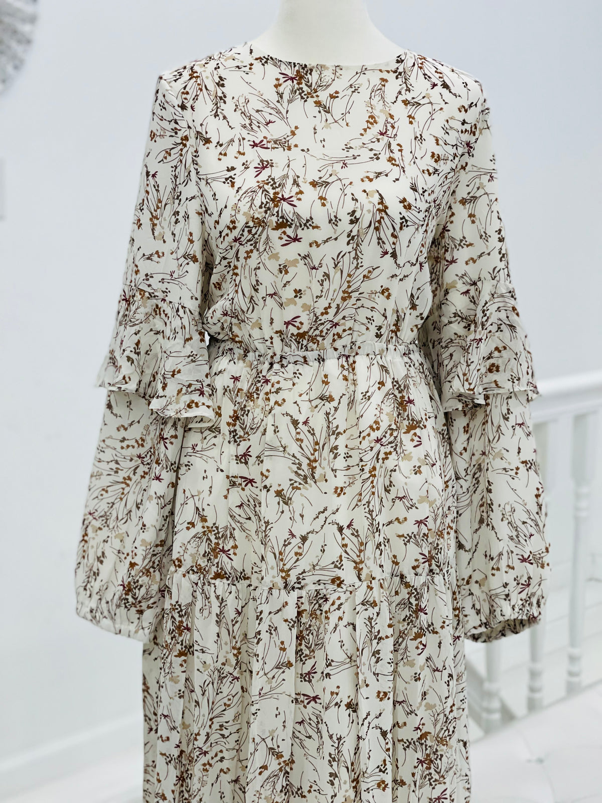 Zaynab Rfl Sleeve Dress