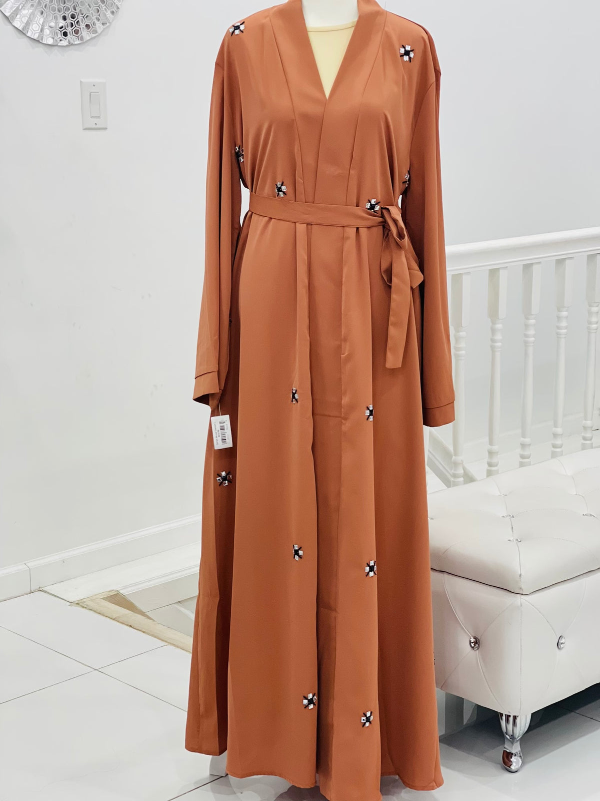 Zabiya Abaya Orange