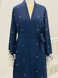 Sheema Abaya Blue