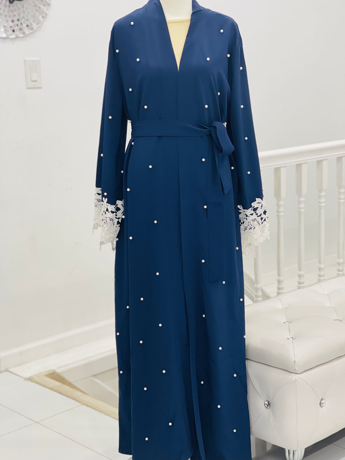 Sheema Abaya Blue