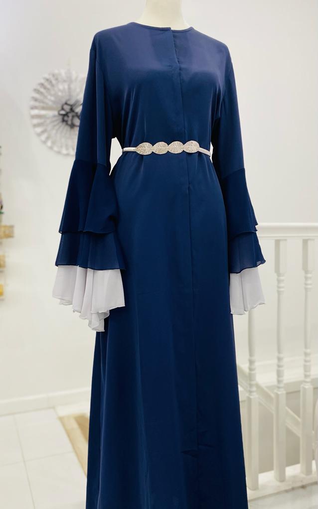 Saiyra Ruffle Sleeve Abaya
