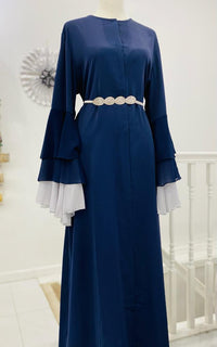 Saiyra Ruffle Sleeve Abaya