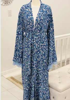Waheeda Abaya Print