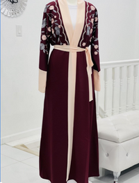 Naila Embroidery Open Front
