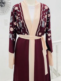 Naila Embroidery Open Front