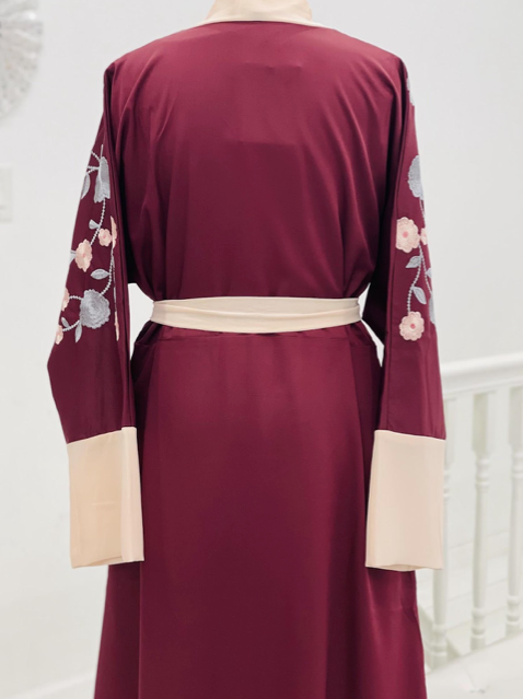 Naila Embroidery Open Front