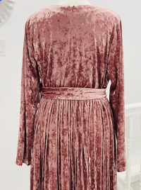 Shiza Velvet Pink Dress