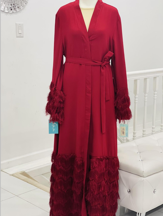 Marwah Open Front Abaya