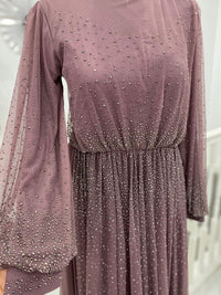 Zeenat Shimmery Purple