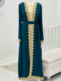 Aylin Open Front Abaya