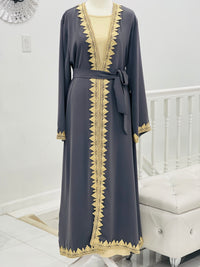 Aylin Open Front Abaya