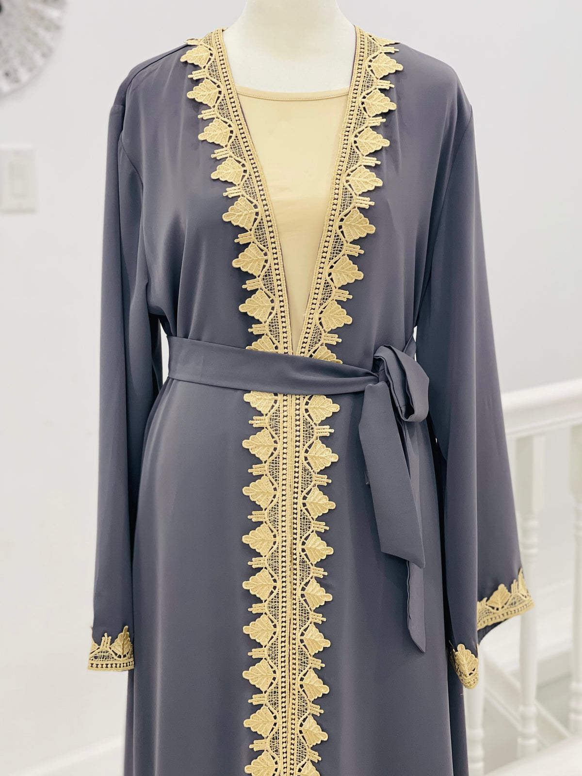 Aylin Open Front Abaya