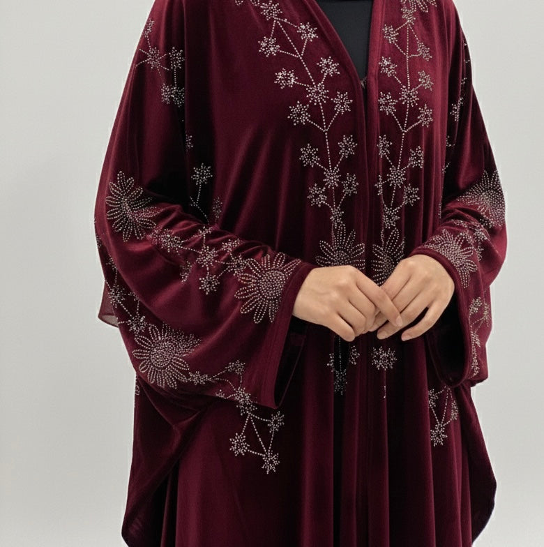 Gulmohar Abaya
