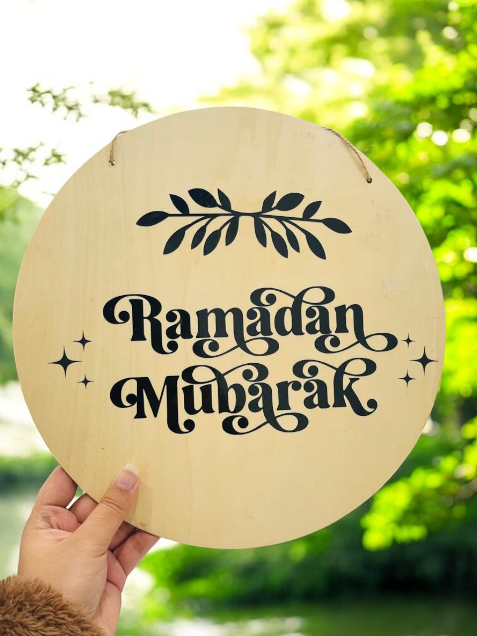 Ramadan Mubarak Wooden Decor