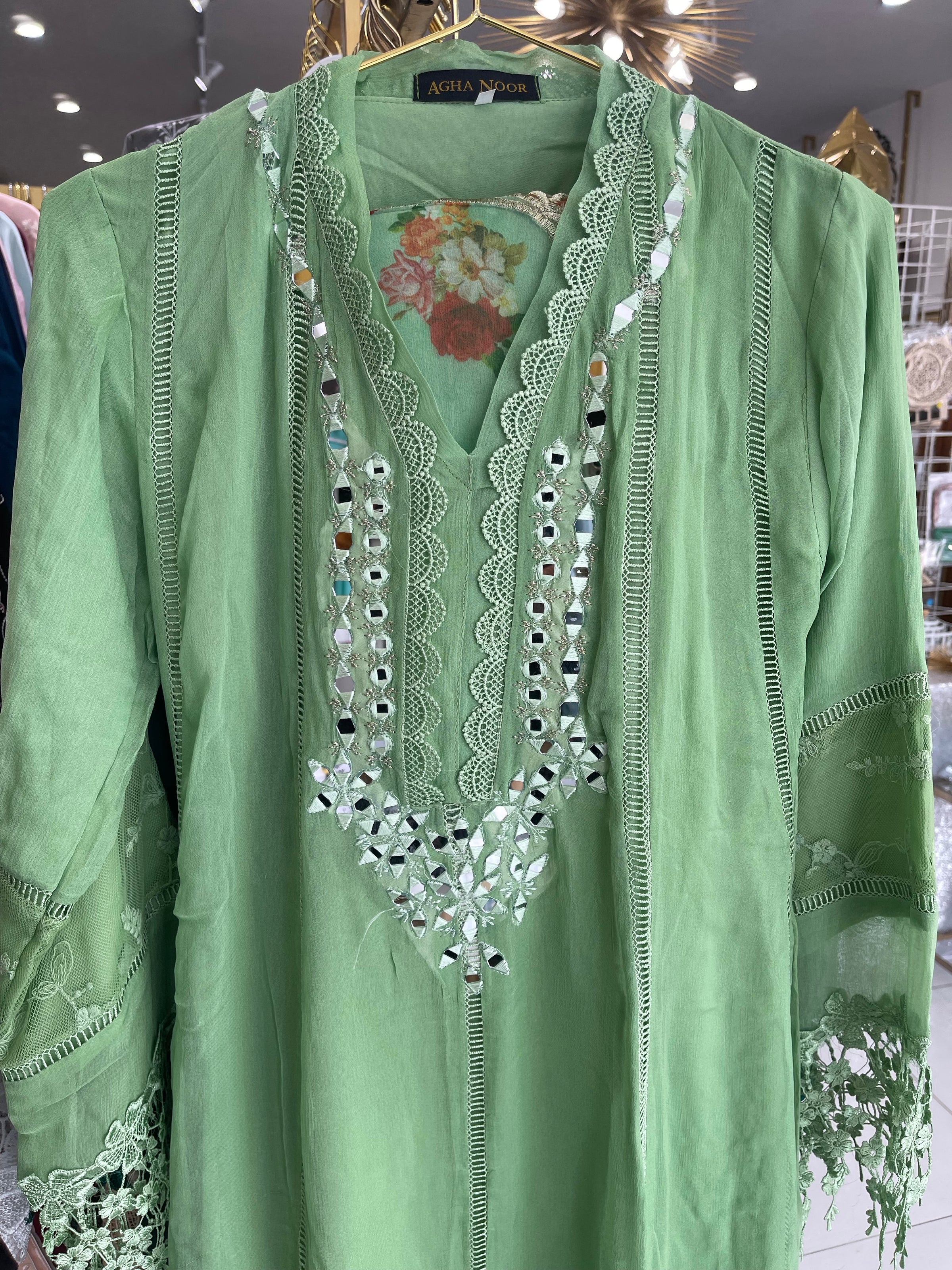 Aghanoor Lace Dress Precious Noor Aghanoor Lace Dress Precious Noor