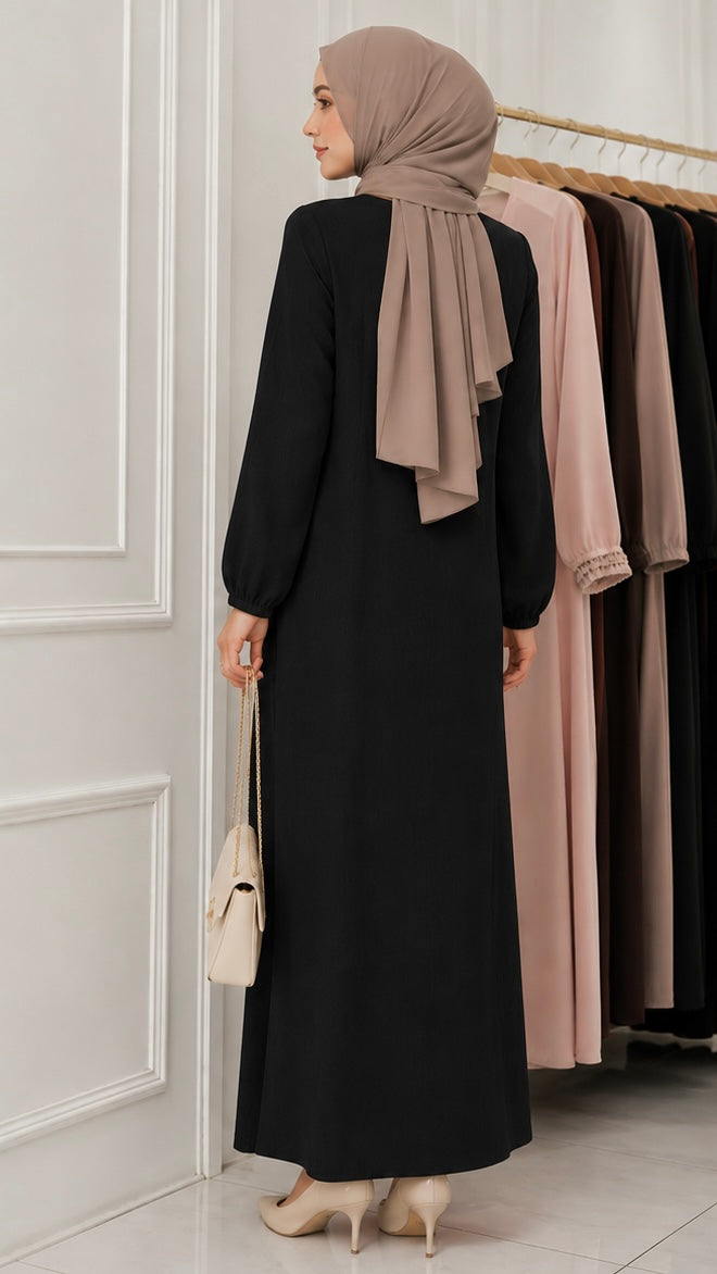 Linen Dress Abaya