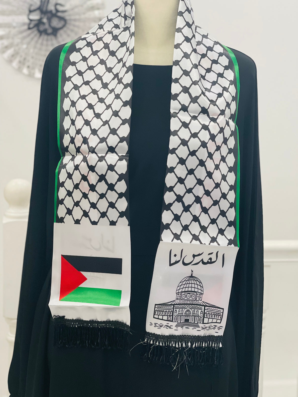 Palestine Flag Scarf