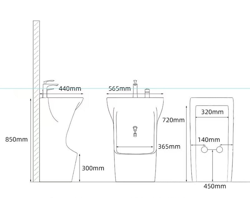 Wudu Sink/Wudu Basin