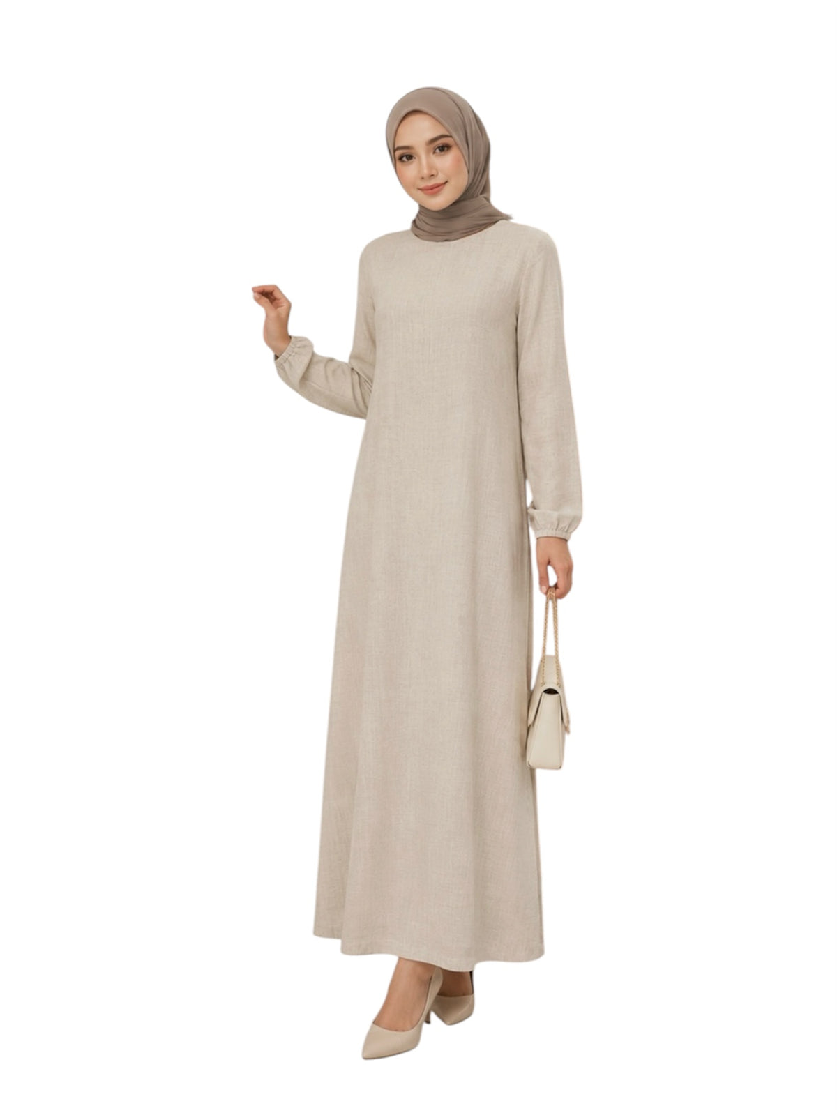 Linen Dress Abaya