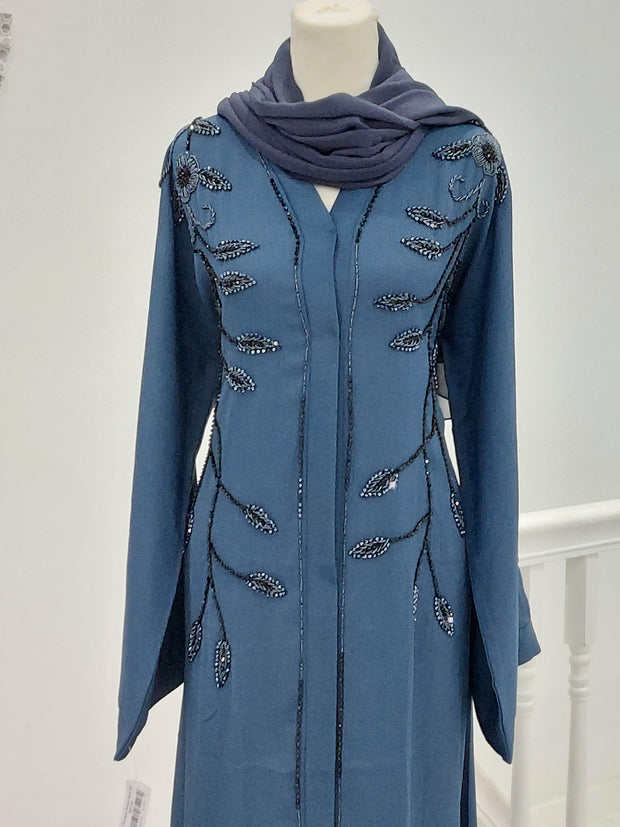 Zunayra Abaya Blue