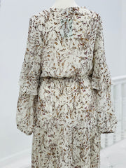 Zaynab Rfl Sleeve Dress