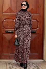 Printed Sweater Dress