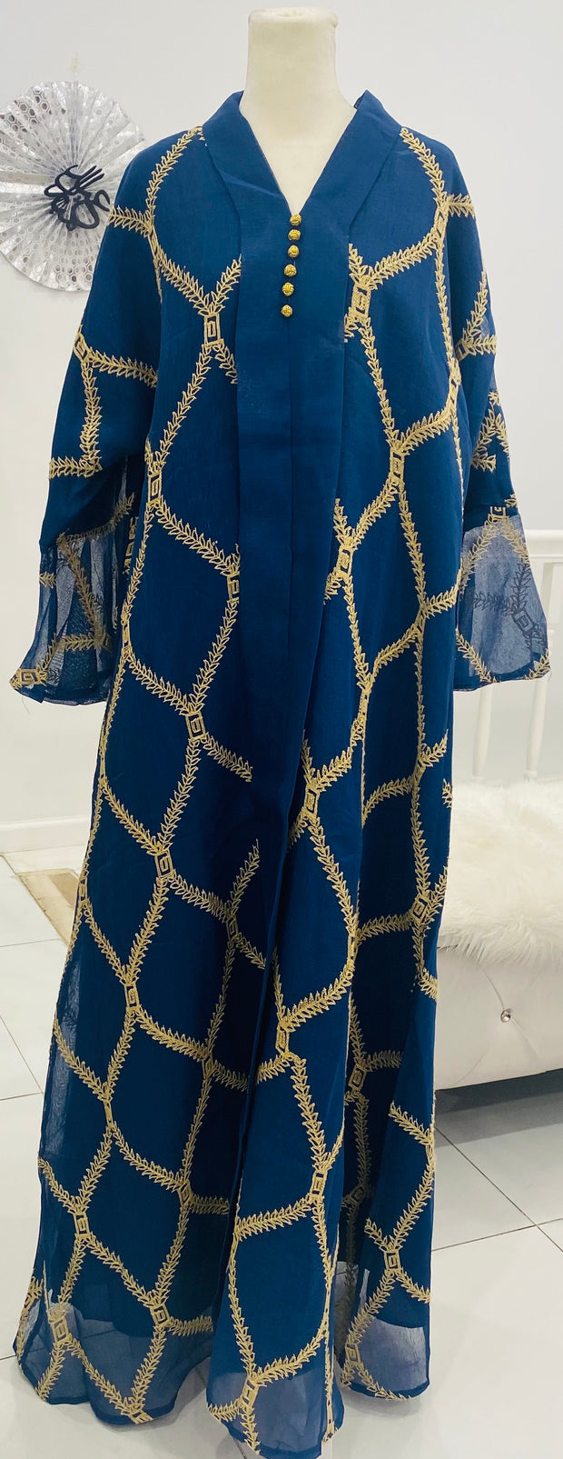 Blue Organza dress