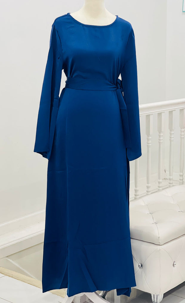 Blue uniform Abaya