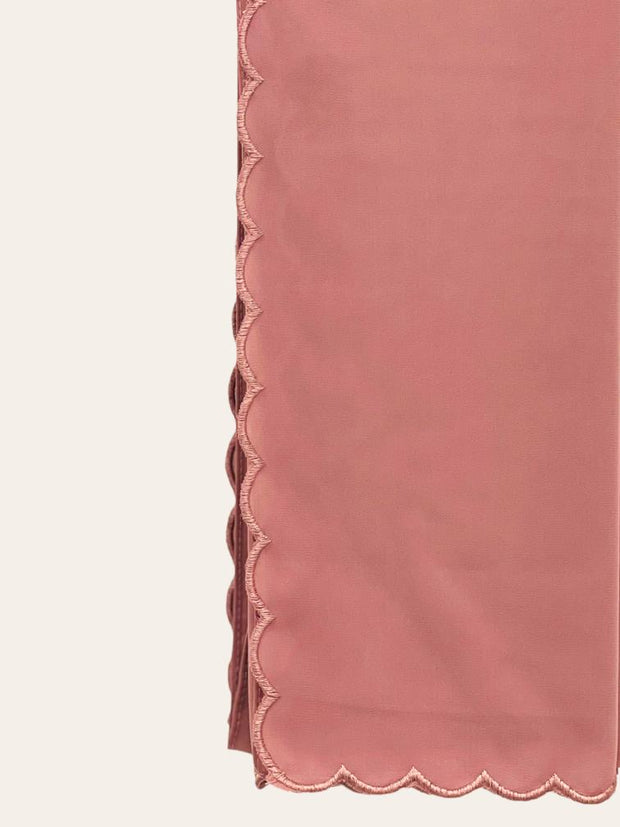 Premium Chiffon Hijab Cutwork Edge